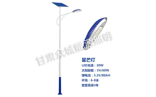 伽师太阳能路灯核心技术参数解读